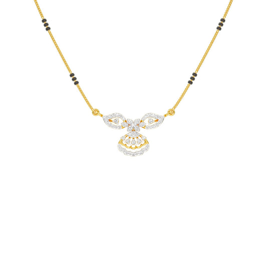 Teja Diamond Mangalsutra 18 KT / Yellow Gold