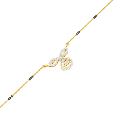 Teja Diamond Mangalsutra 18 KT / Yellow Gold