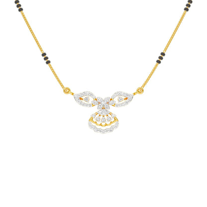 Teja Diamond Mangalsutra 18 KT / Yellow Gold