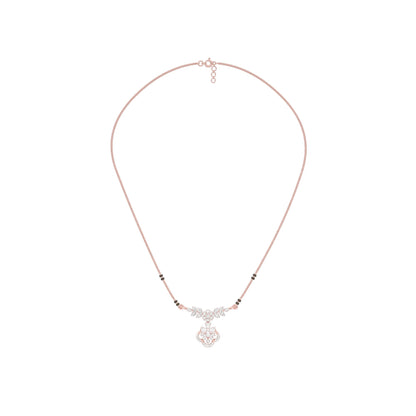 Hira Diamond Mangalsutra 18 KT / Rose Gold