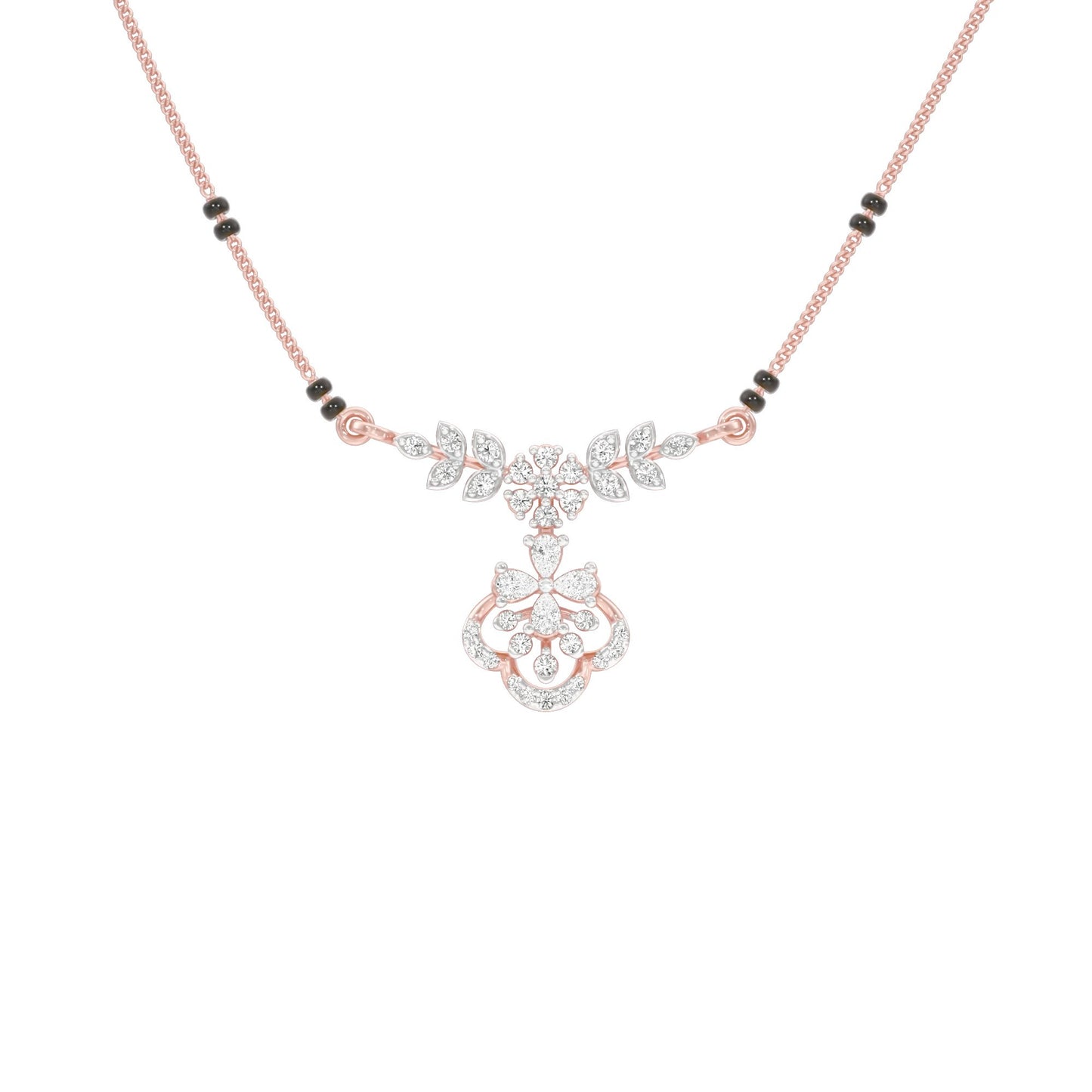 Hira Diamond Mangalsutra 18 KT / Rose Gold