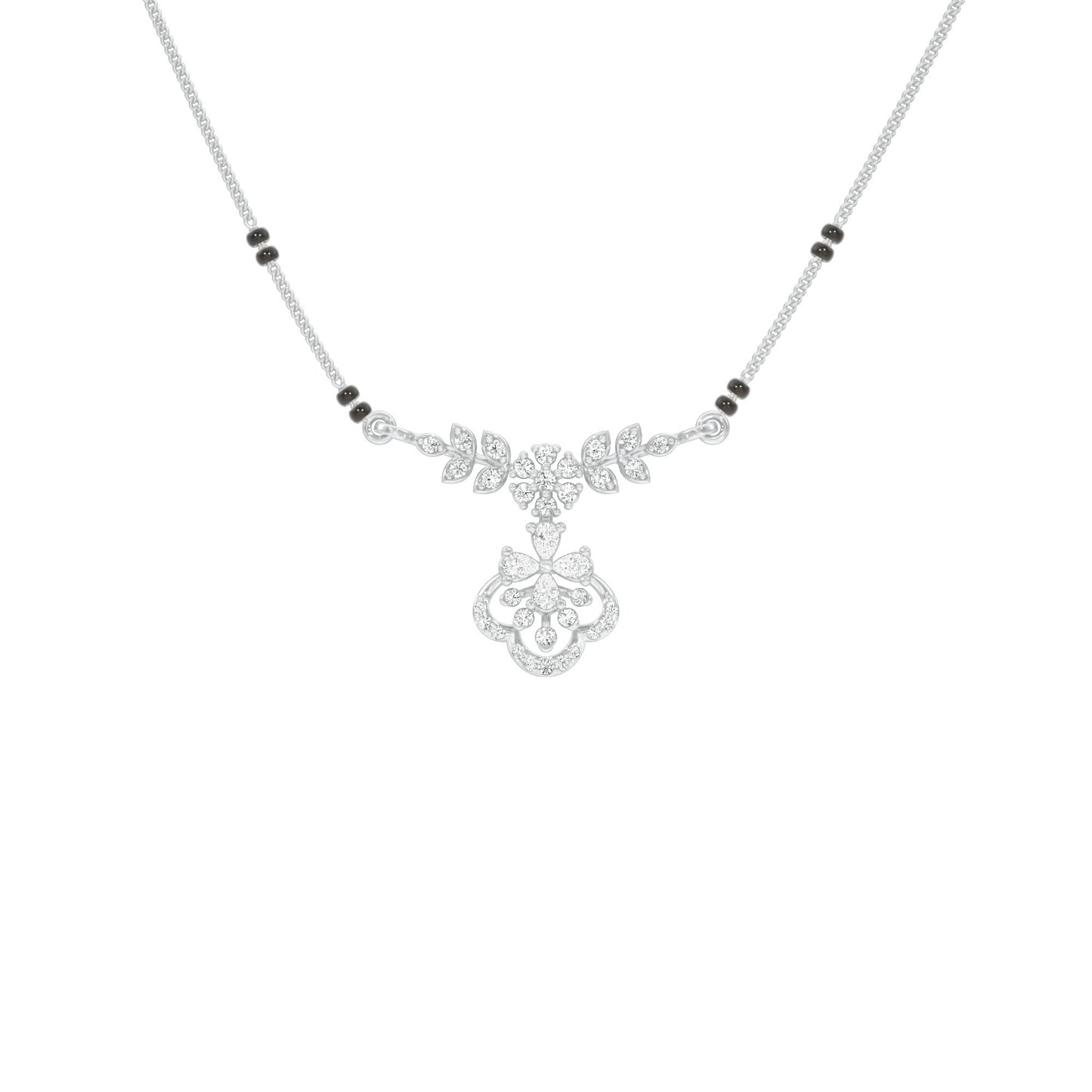 Hira Diamond Mangalsutra 18 KT / White Gold