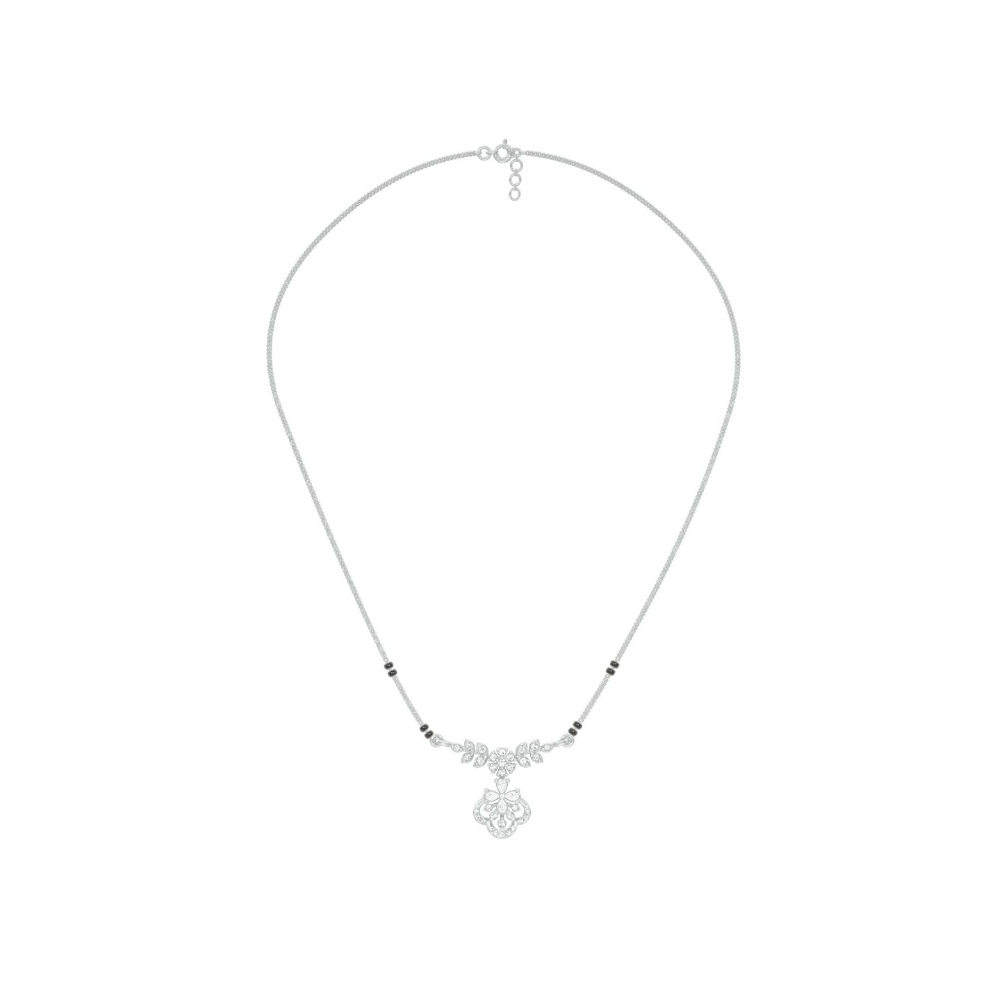 Hira Diamond Mangalsutra 18 KT / White Gold