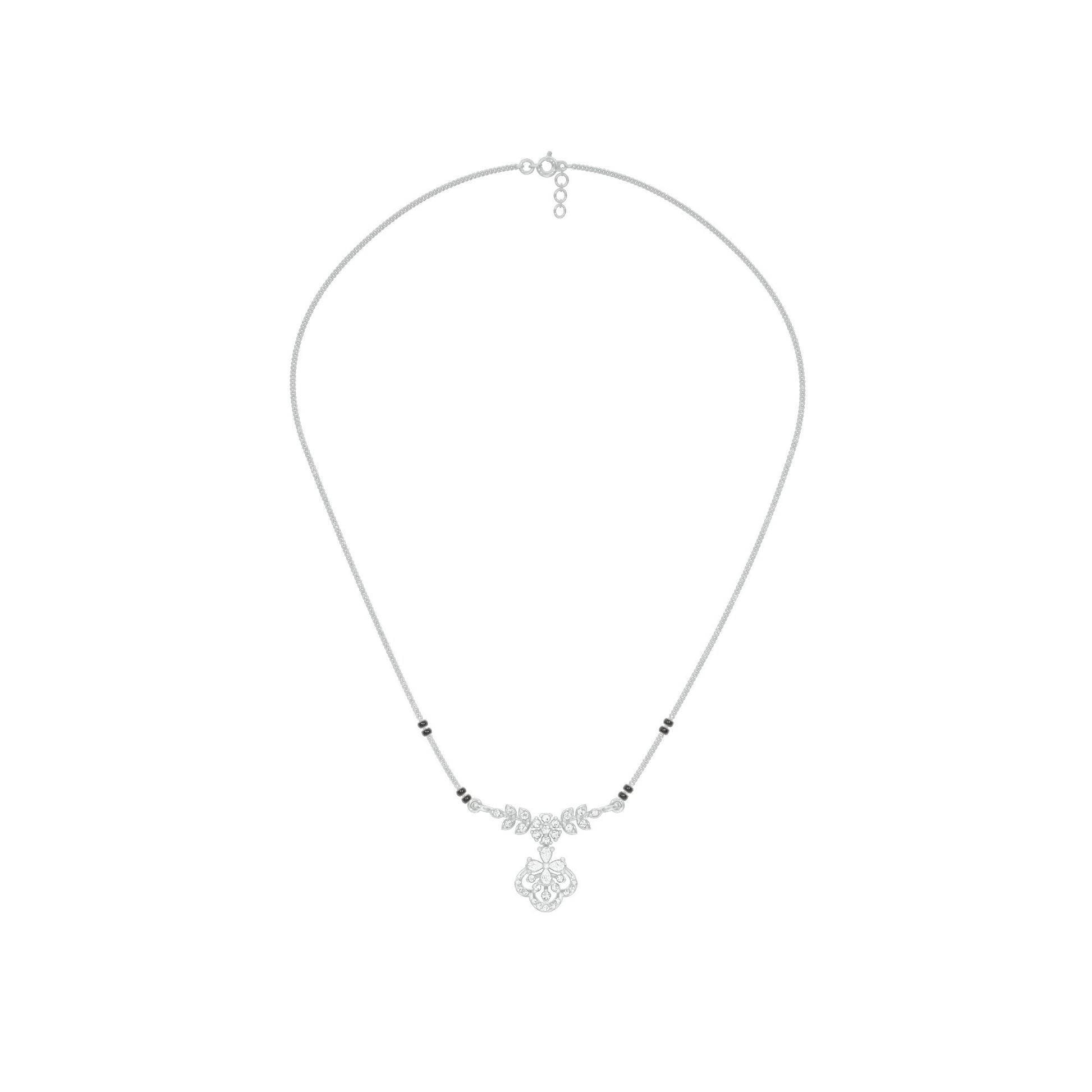 Hira Diamond Mangalsutra 18 KT / White Gold