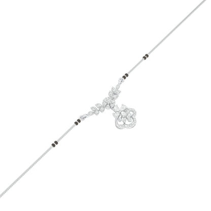 Hira Diamond Mangalsutra 18 KT / White Gold