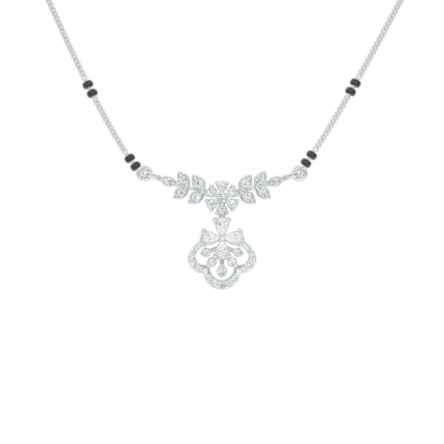 Hira Diamond Mangalsutra 18 KT / White Gold