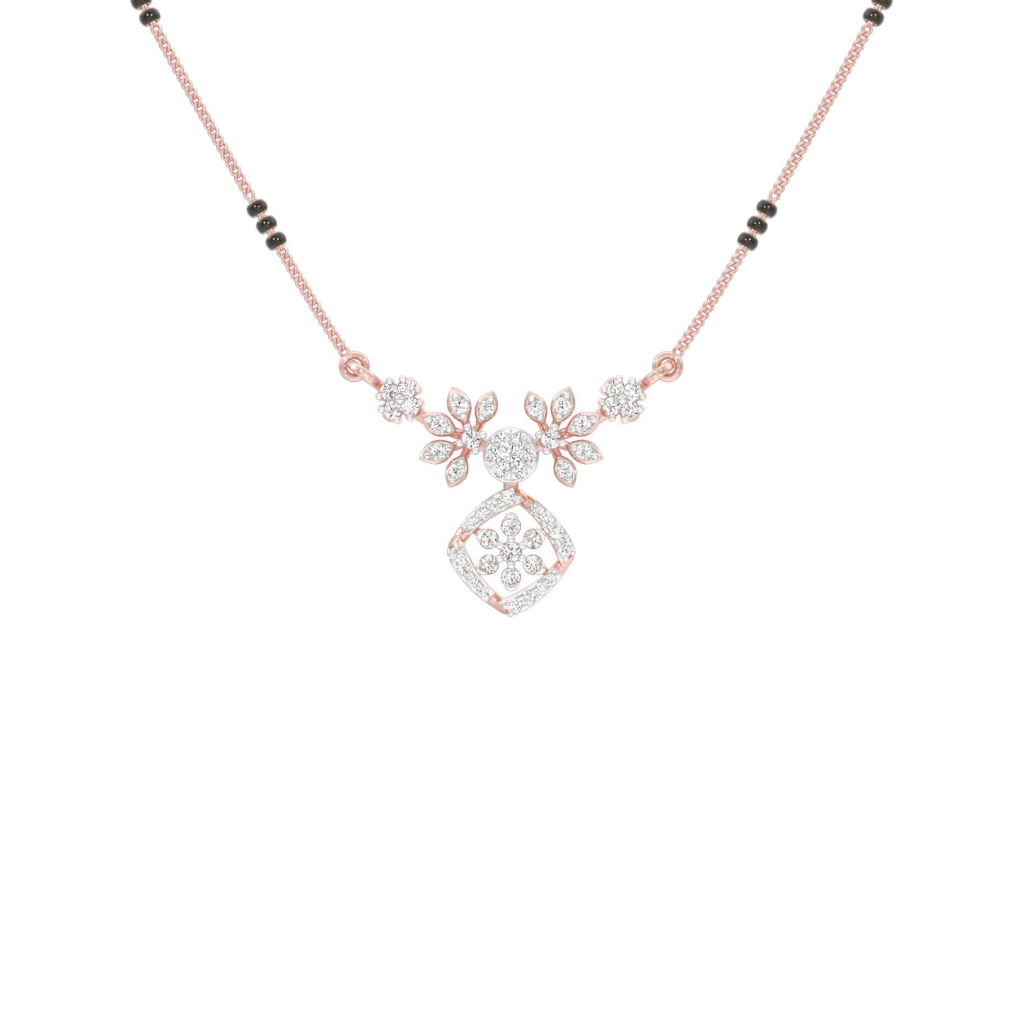 Vani Diamond Mangalsutra 18 KT / Rose Gold
