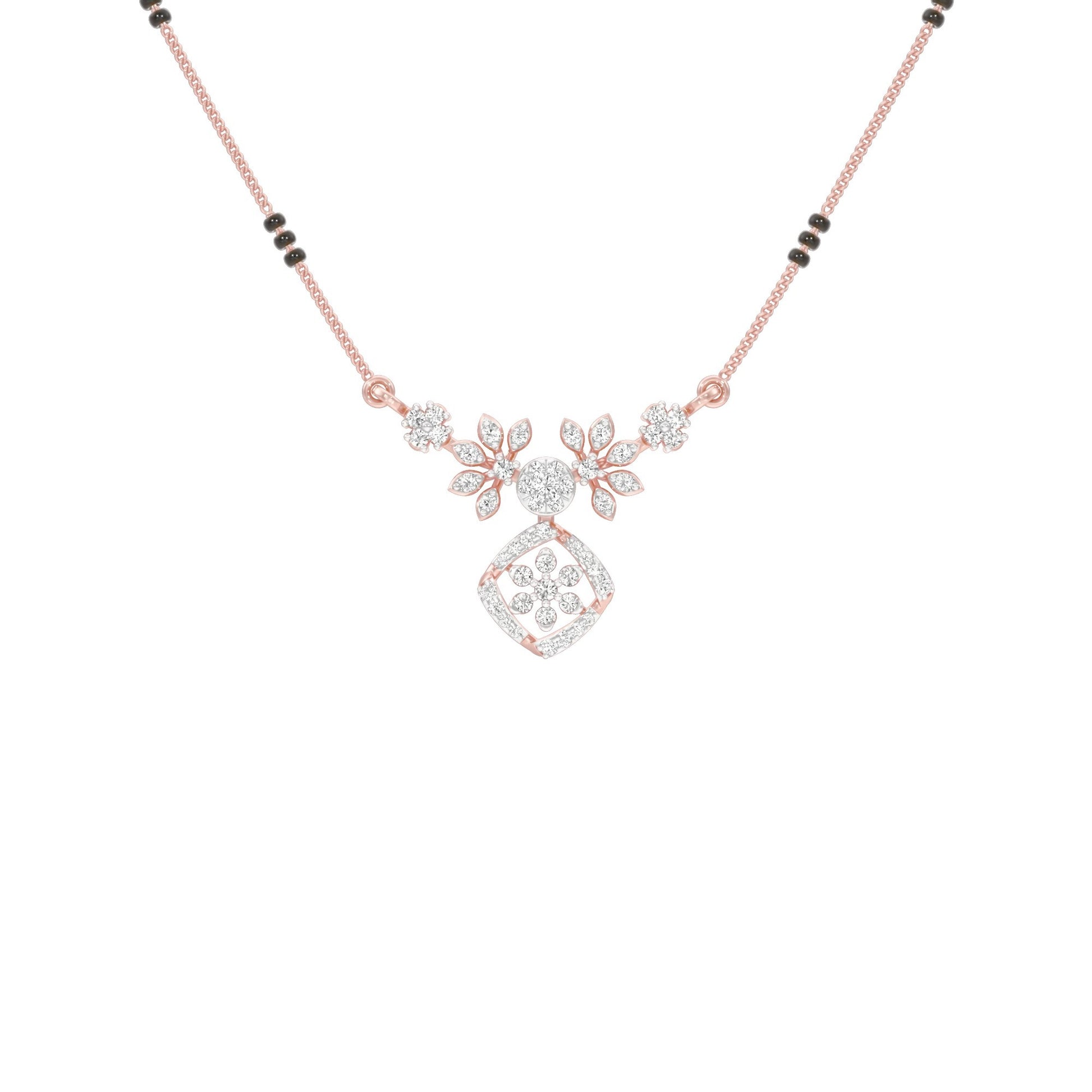 Vani Diamond Mangalsutra 18 KT / Rose Gold