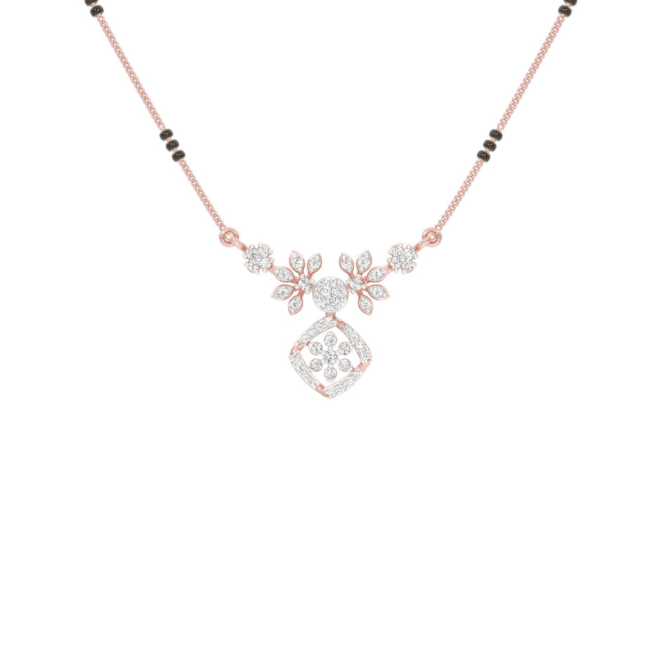 Vani Diamond Mangalsutra 18 KT / Rose Gold