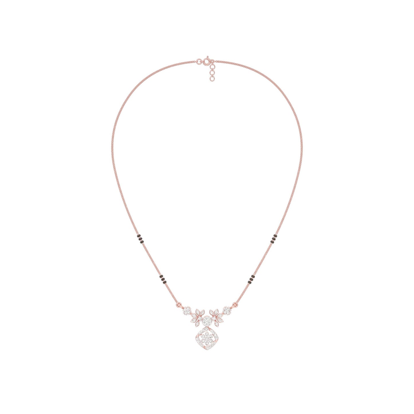 Vani Diamond Mangalsutra 18 KT / Rose Gold
