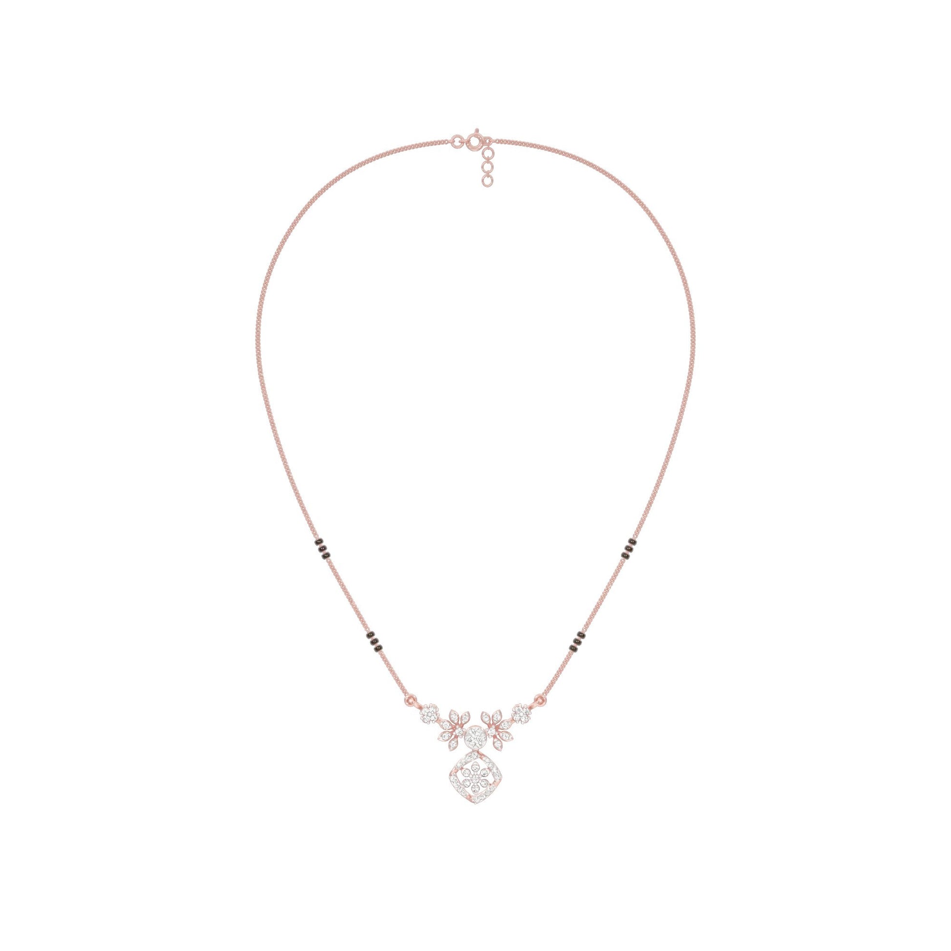 Vani Diamond Mangalsutra 18 KT / Rose Gold
