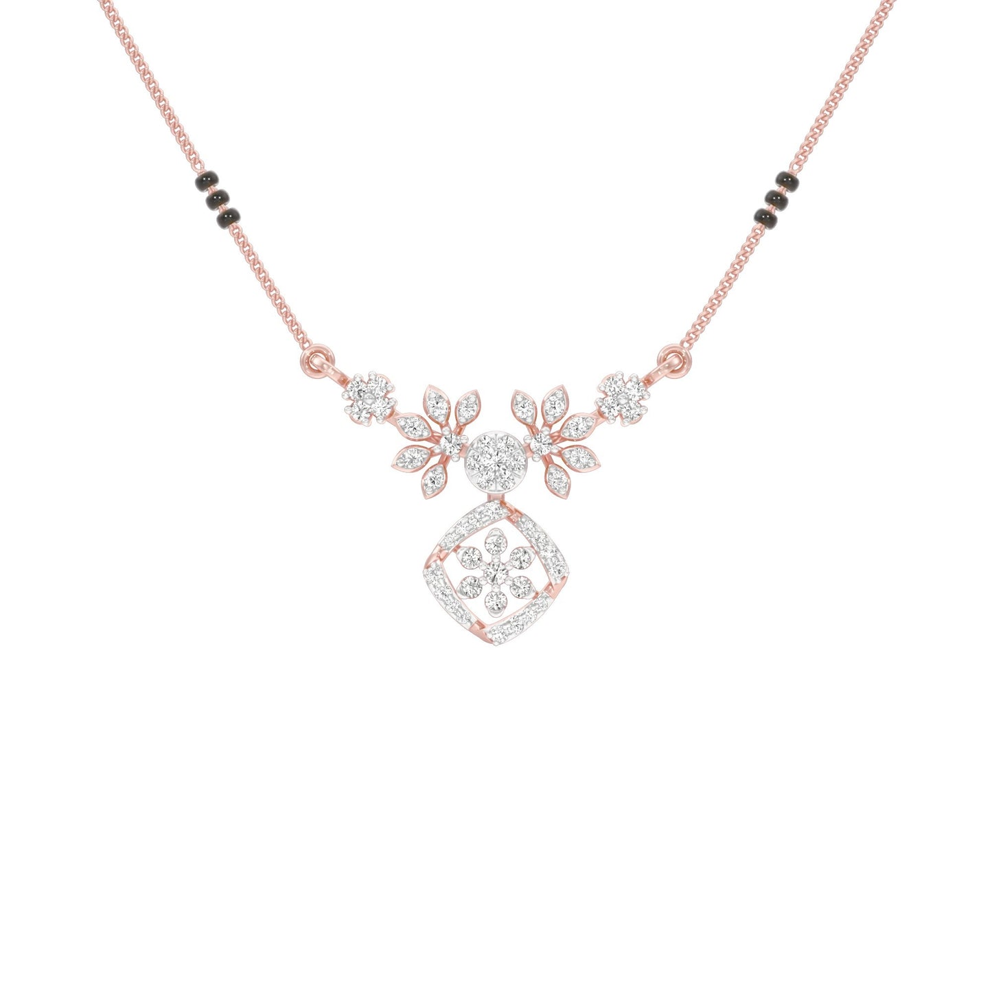 Vani Diamond Mangalsutra 18 KT / Rose Gold