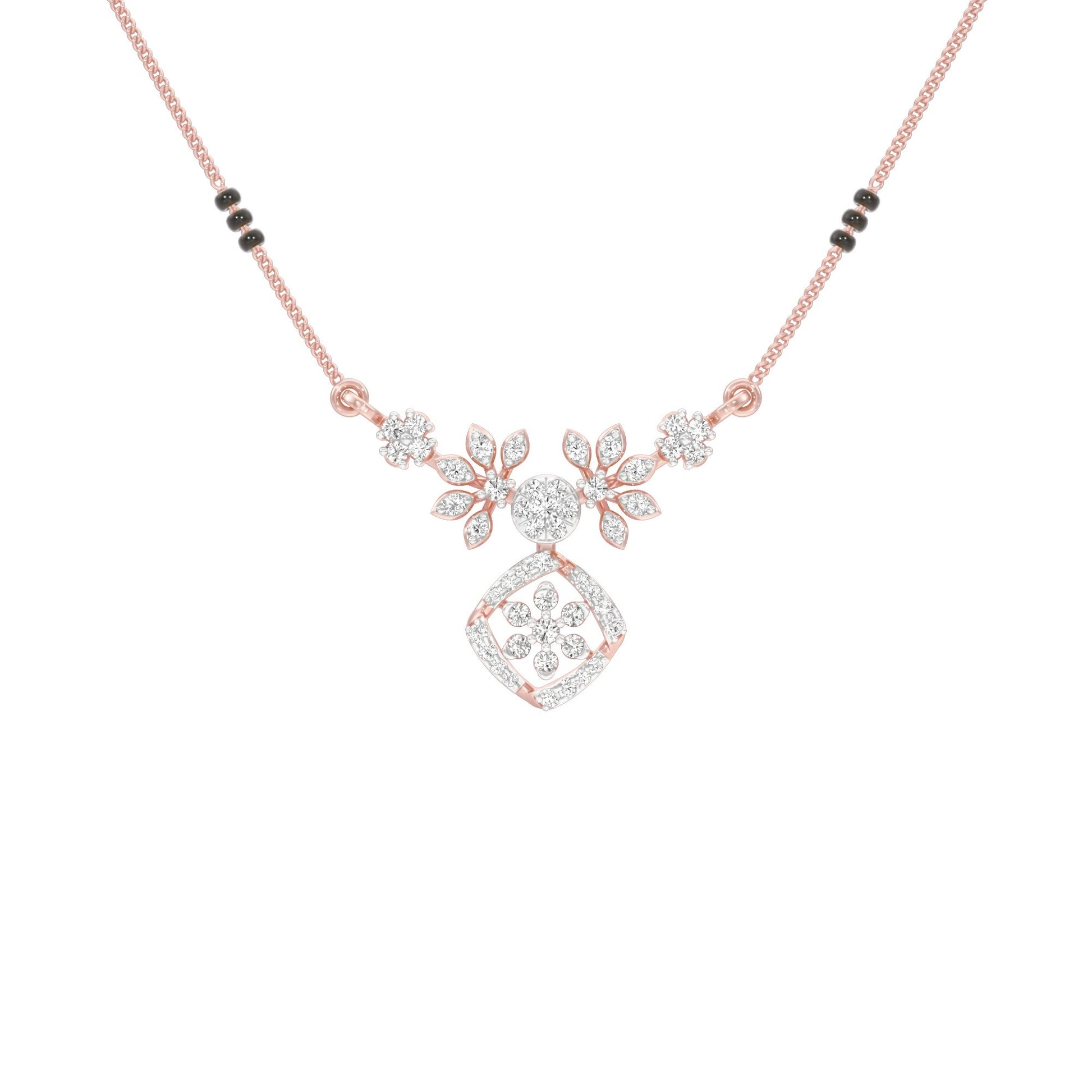 Vani Diamond Mangalsutra 18 KT / Rose Gold
