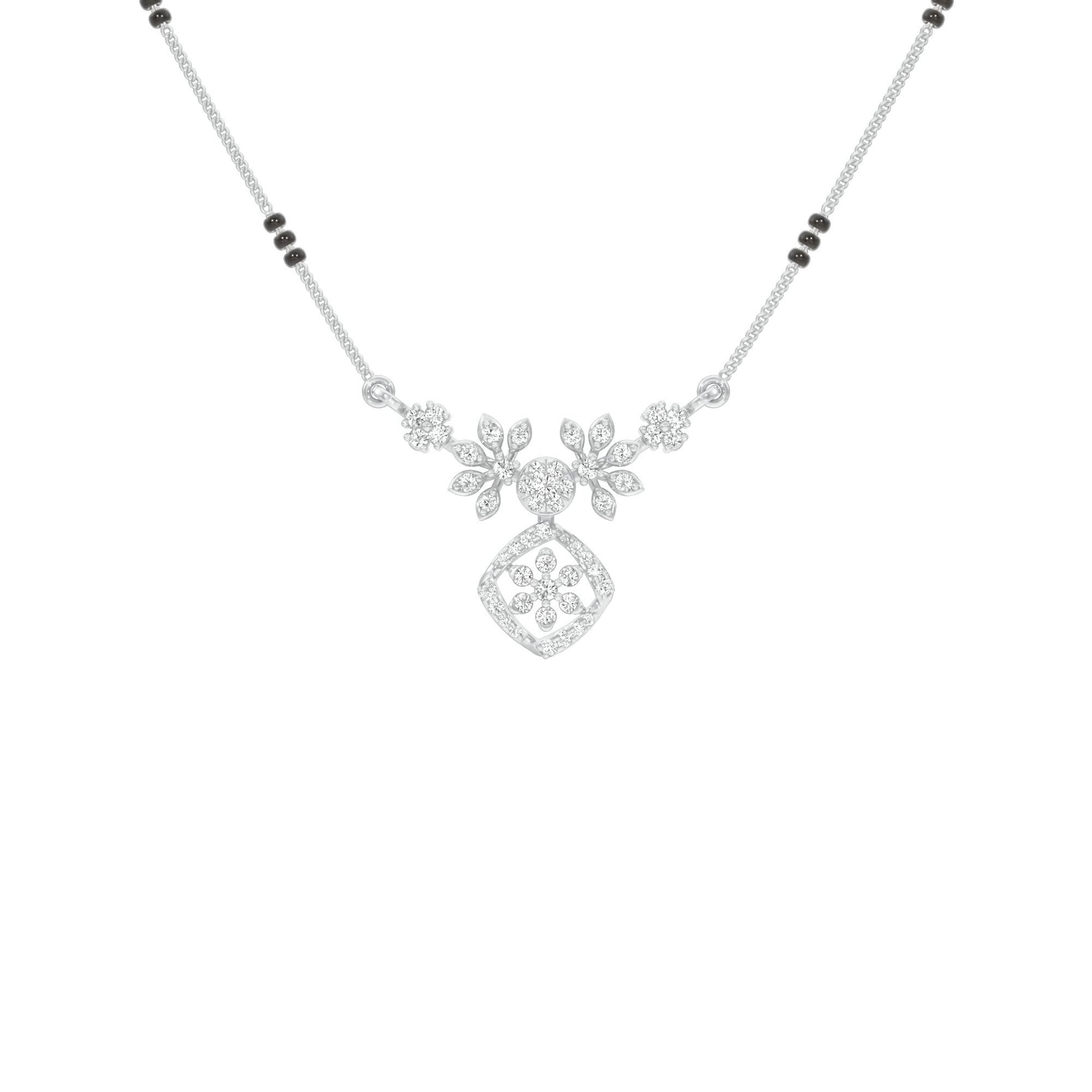 Vani Diamond Mangalsutra 18 KT / White Gold