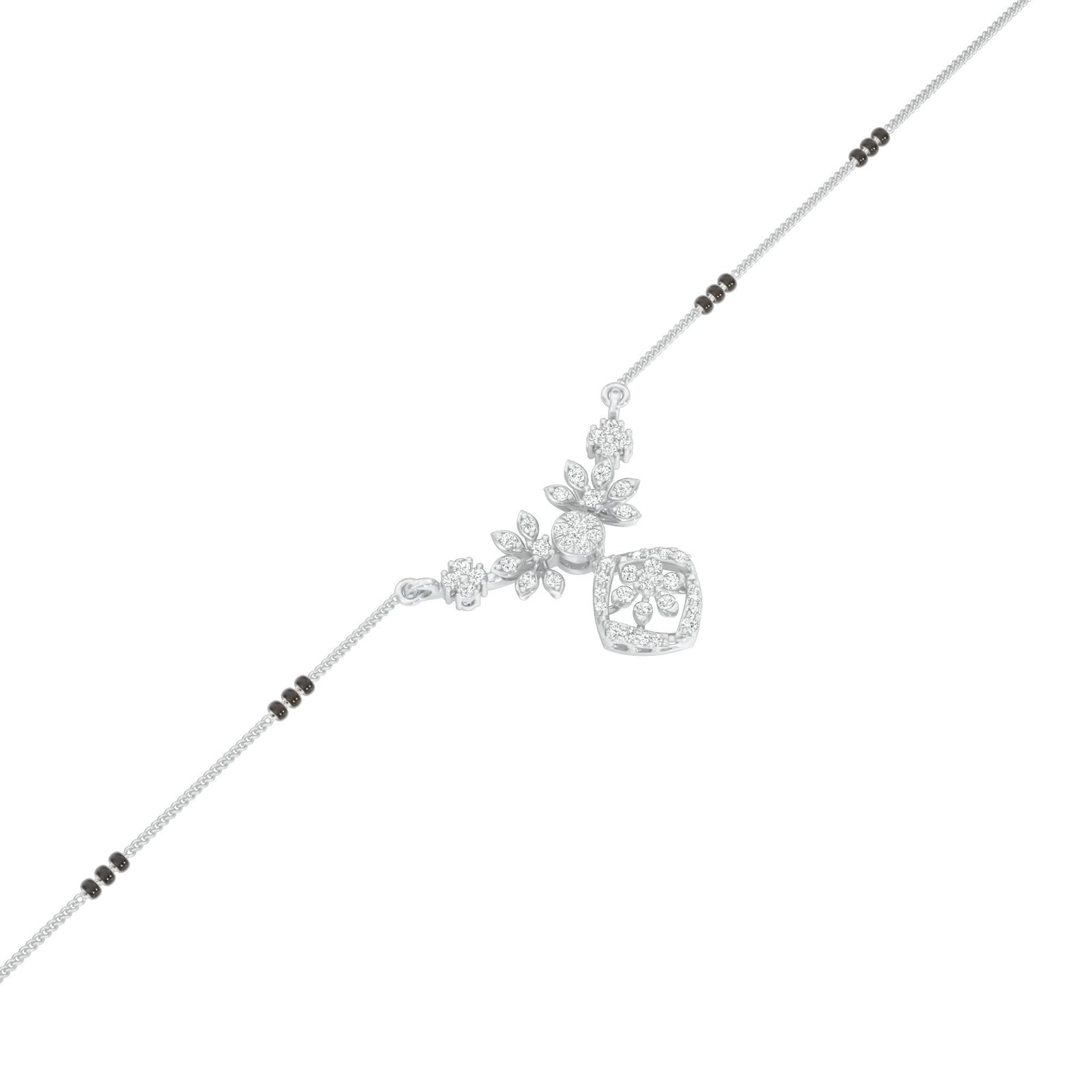 Vani Diamond Mangalsutra 18 KT / White Gold