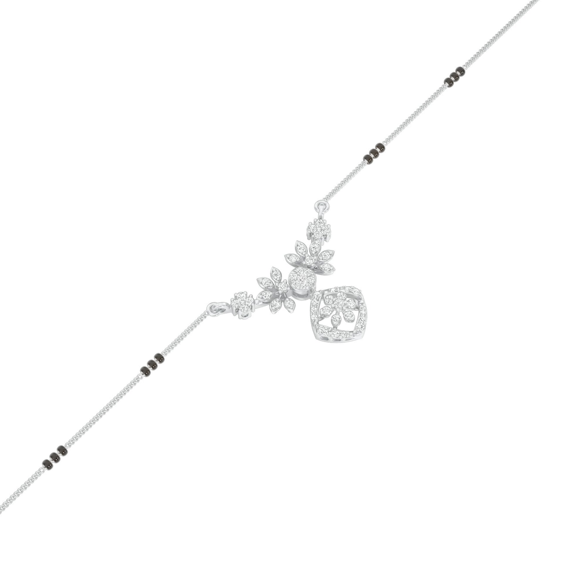 Vani Diamond Mangalsutra 18 KT / White Gold