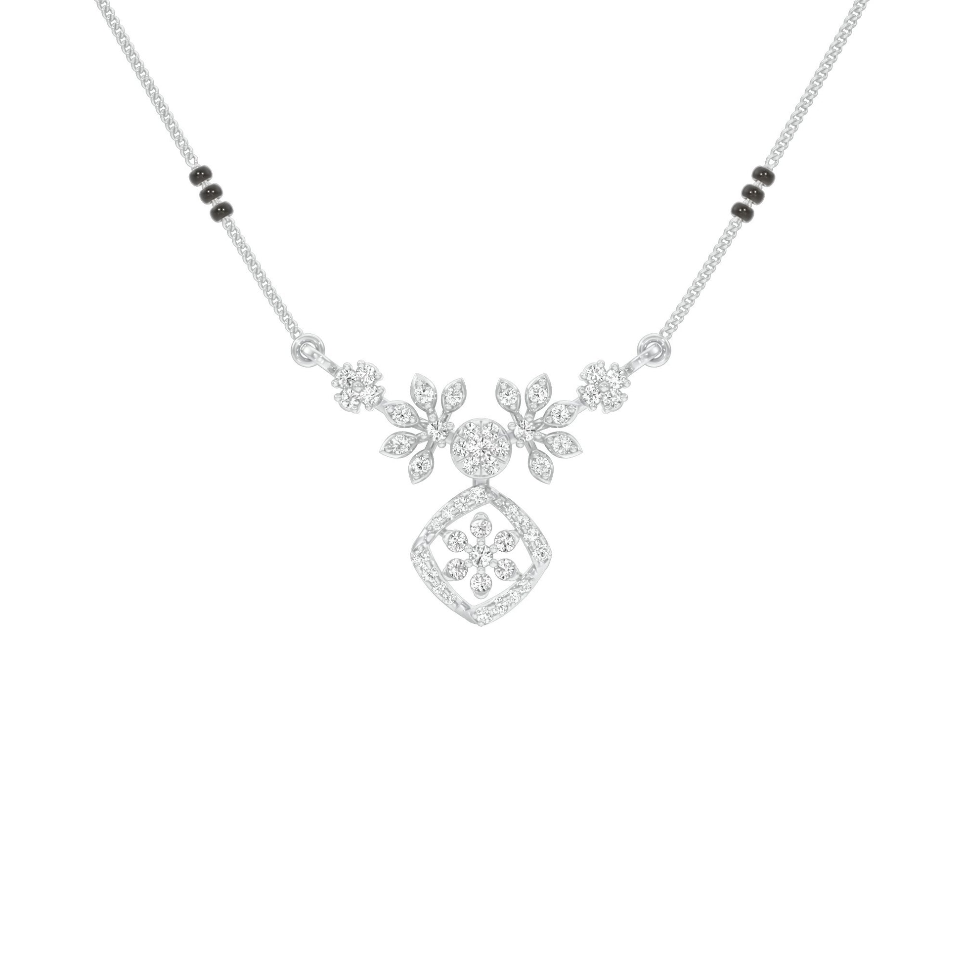 Vani Diamond Mangalsutra 18 KT / White Gold