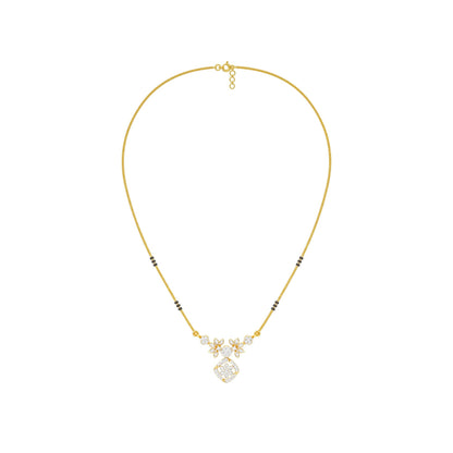 Vani Diamond Mangalsutra 18 KT / Yellow Gold