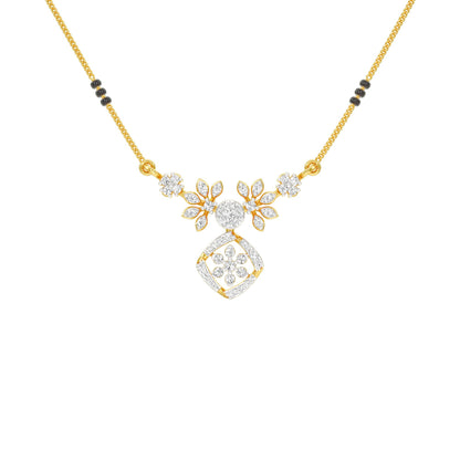 Vani Diamond Mangalsutra 18 KT / Yellow Gold