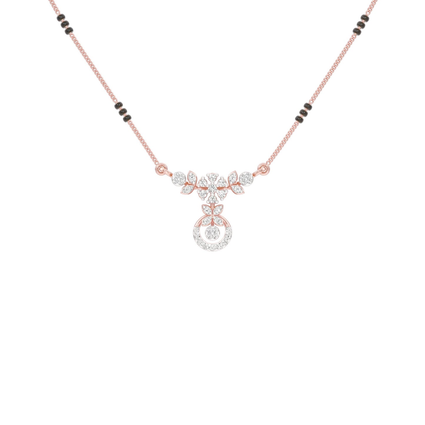 Sumana Diamond Mangalsutra 18 KT / Rose Gold