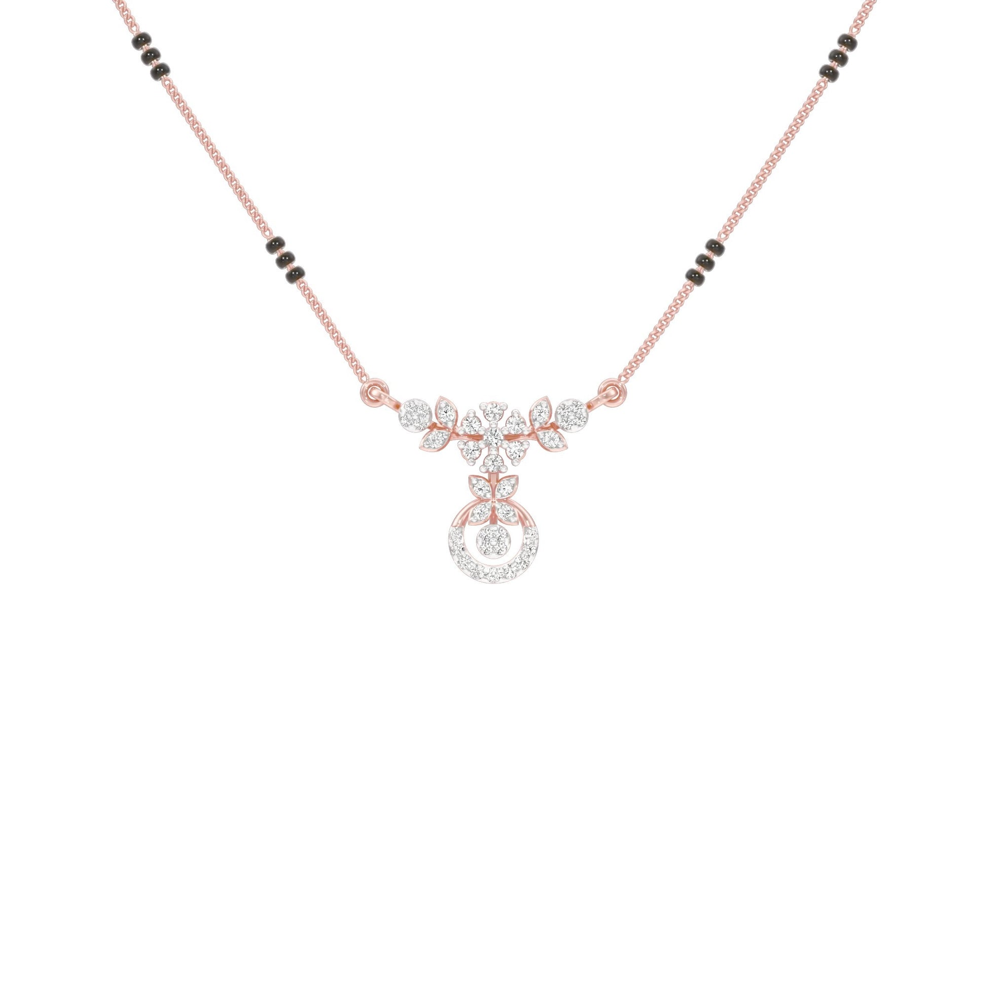 Sumana Diamond Mangalsutra 18 KT / Rose Gold