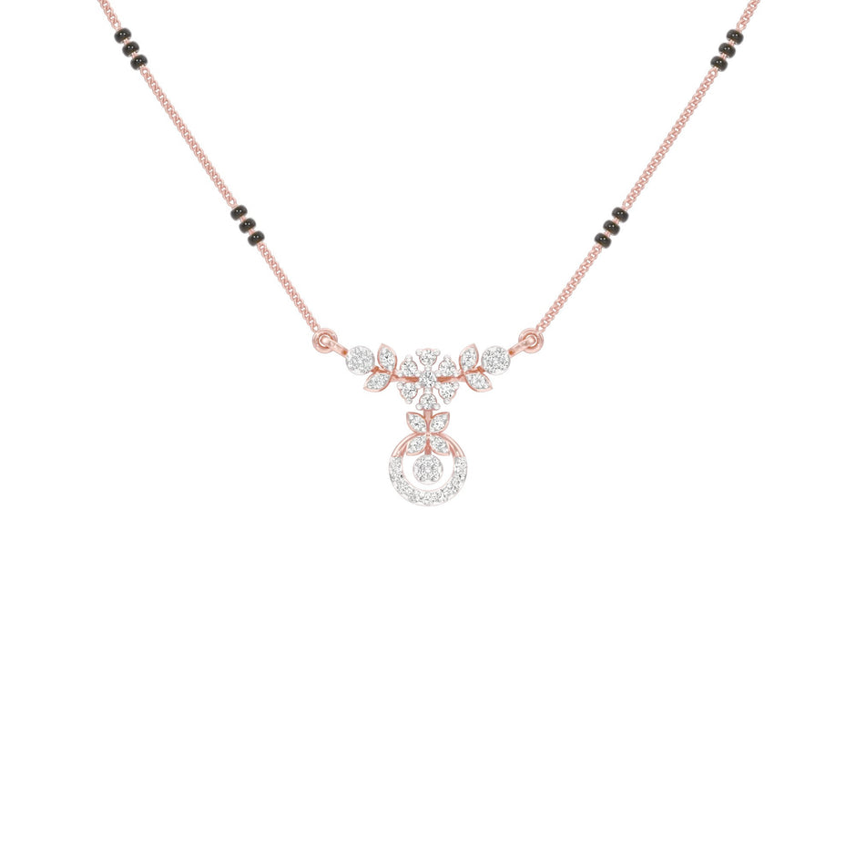 Sumana Diamond Mangalsutra 18 KT / Rose Gold