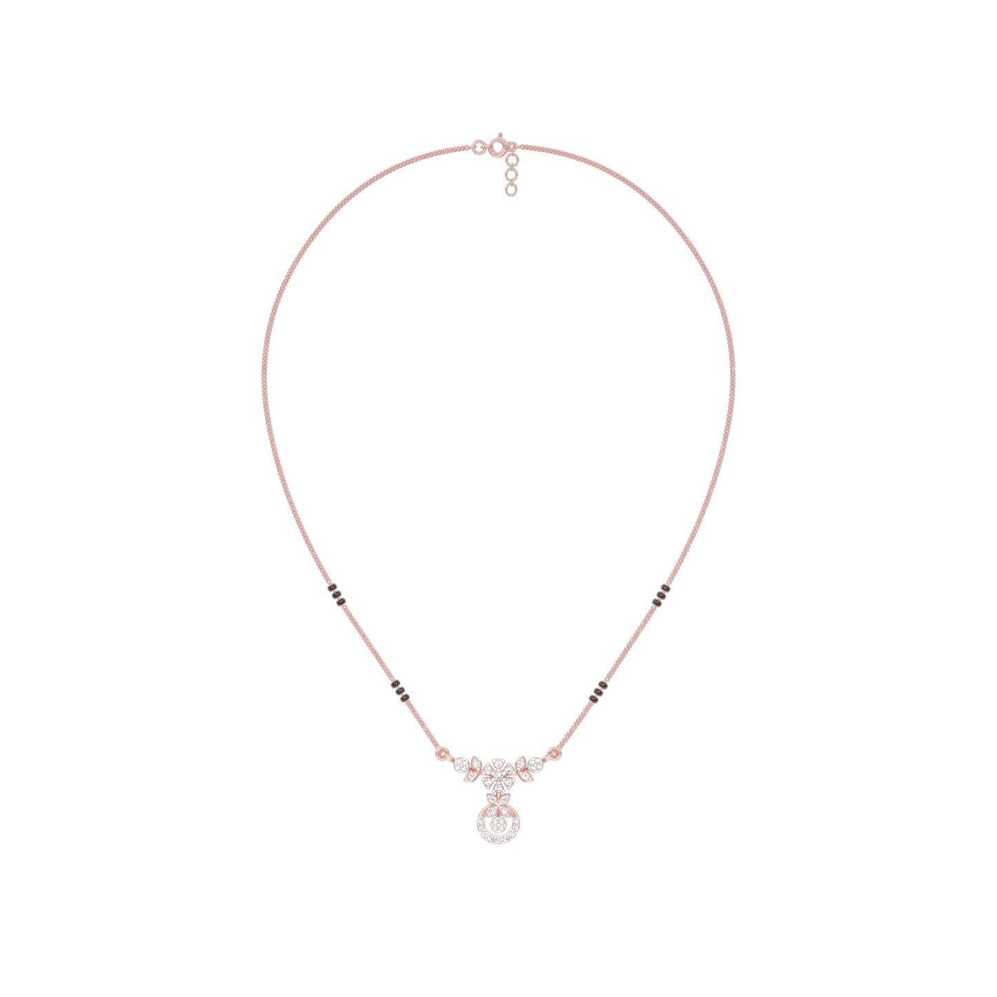 Sumana Diamond Mangalsutra 18 KT / Rose Gold