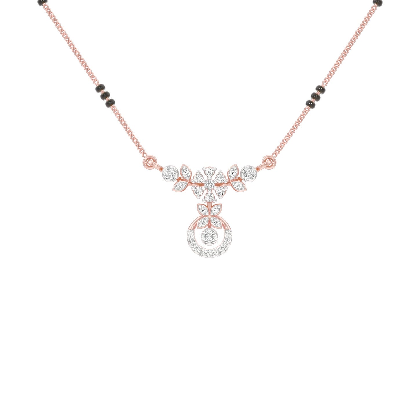 Sumana Diamond Mangalsutra 18 KT / Rose Gold