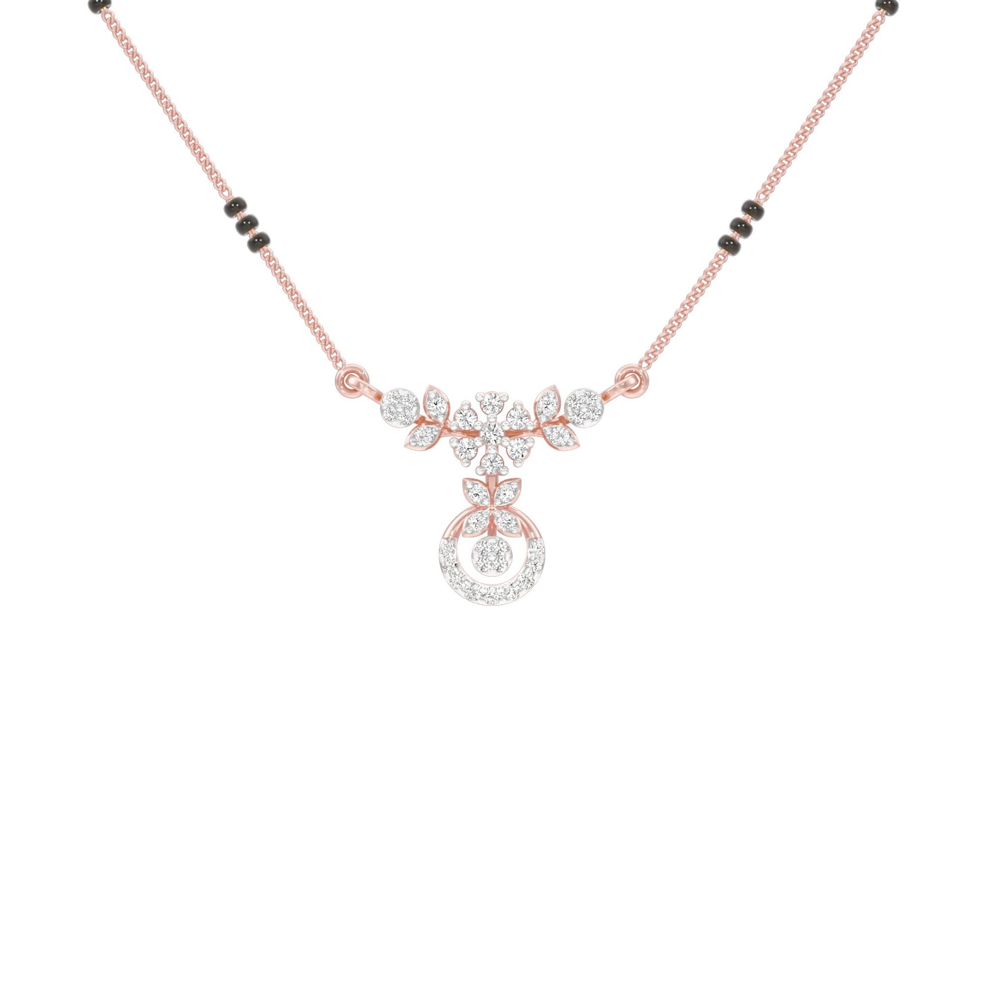 Sumana Diamond Mangalsutra 18 KT / Rose Gold