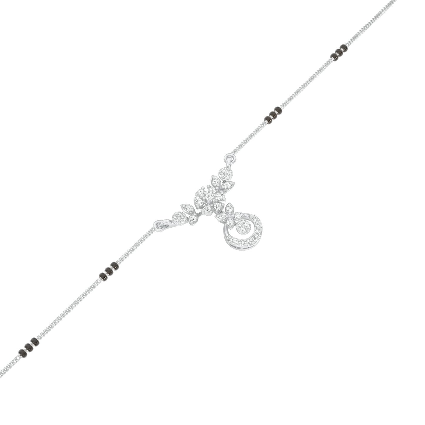 Sumana Diamond Mangalsutra 18 KT / White Gold
