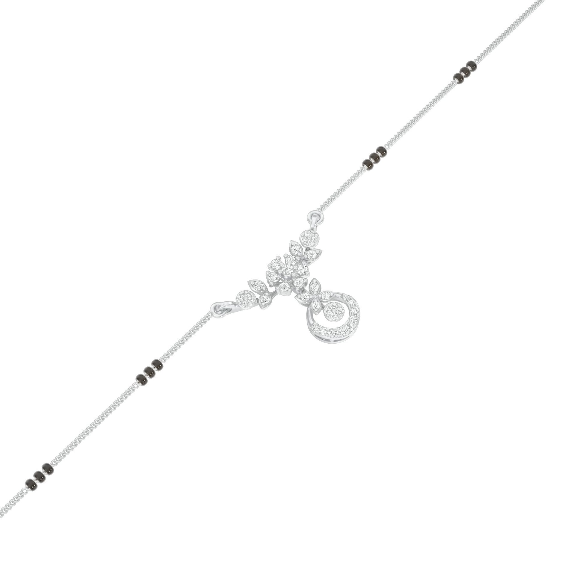 Sumana Diamond Mangalsutra 18 KT / White Gold