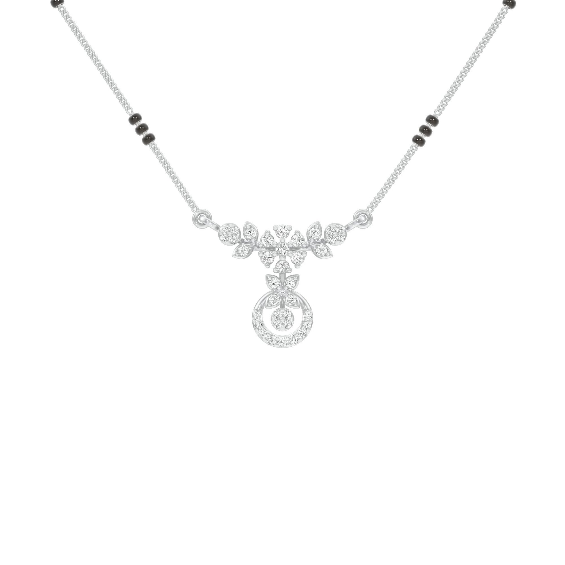 Sumana Diamond Mangalsutra 18 KT / White Gold