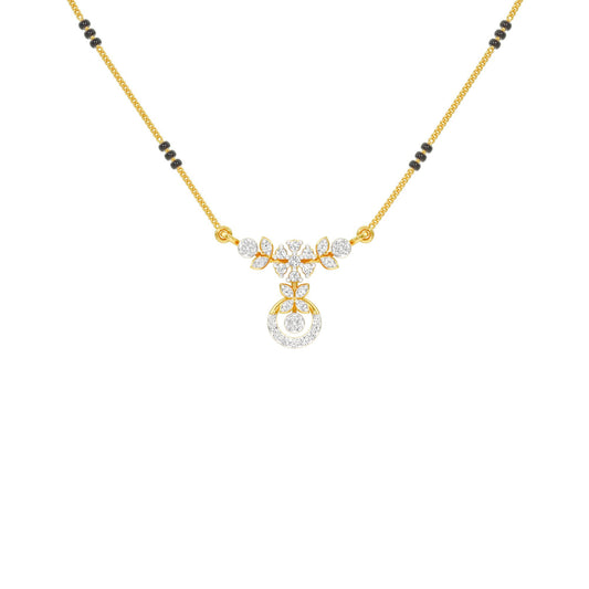 Sumana Diamond Mangalsutra 18 KT / Yellow Gold