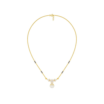 Sumana Diamond Mangalsutra 18 KT / Yellow Gold