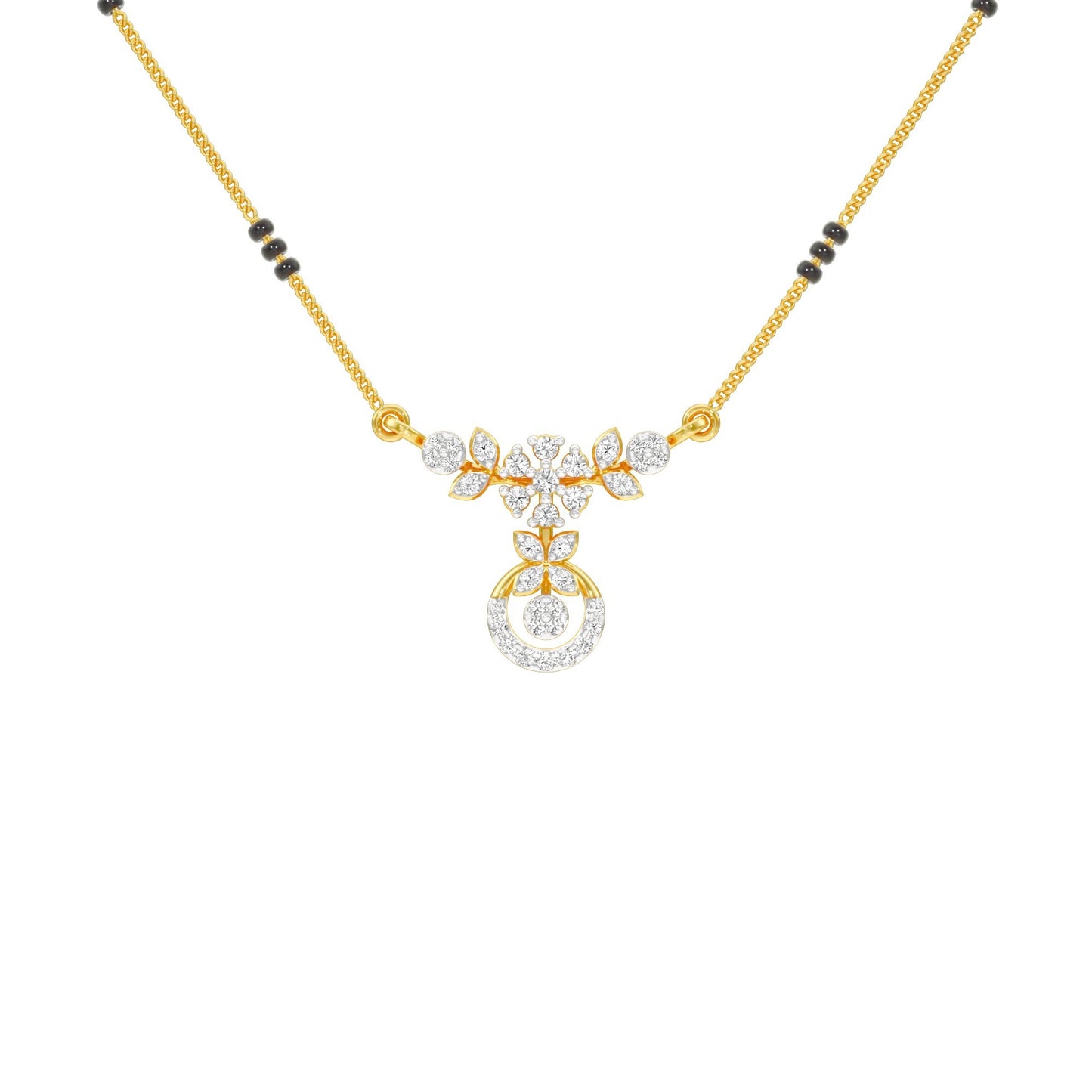 Sumana Diamond Mangalsutra 18 KT / Yellow Gold