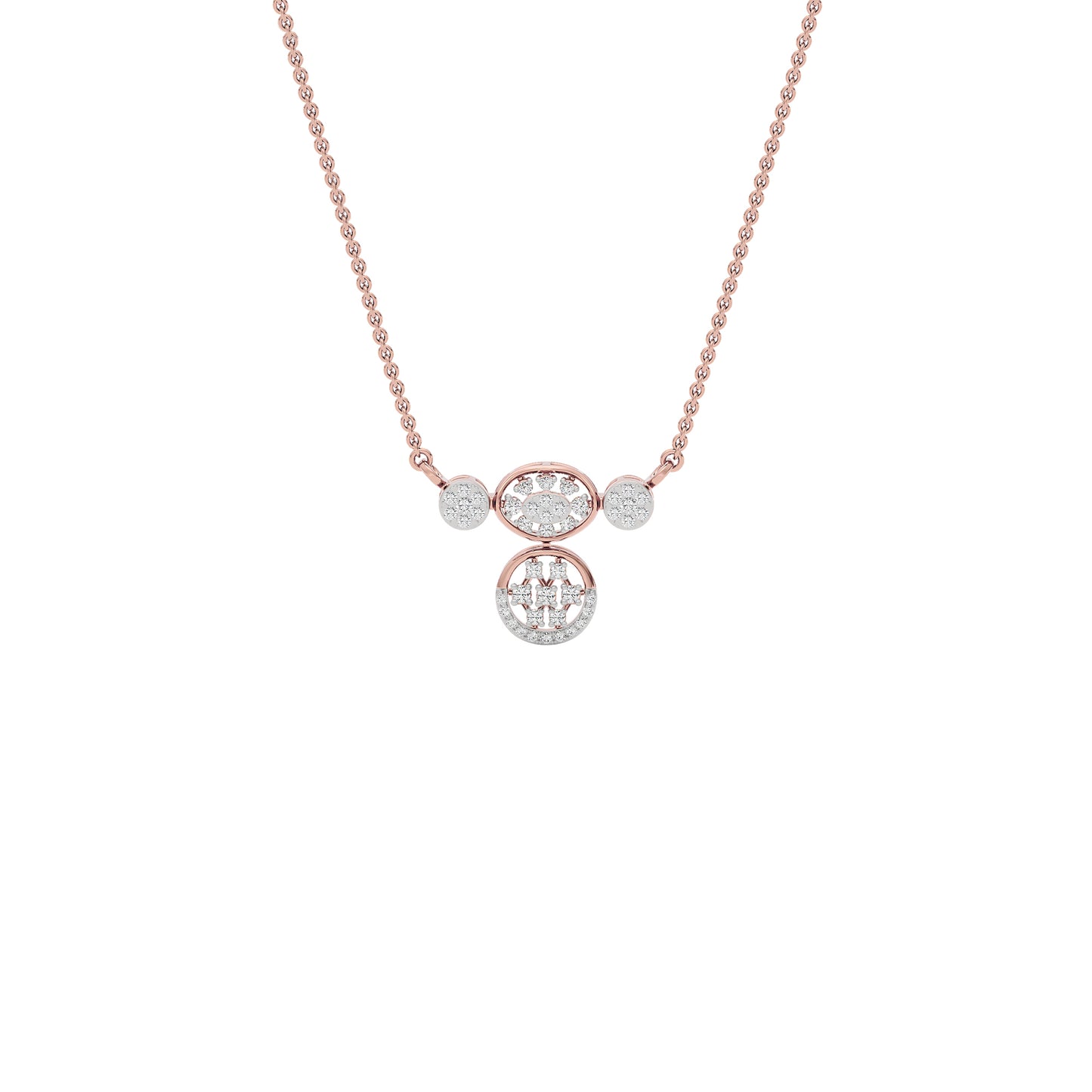 Shankha Diamond Mangalsutra 18 KT / Rose Gold