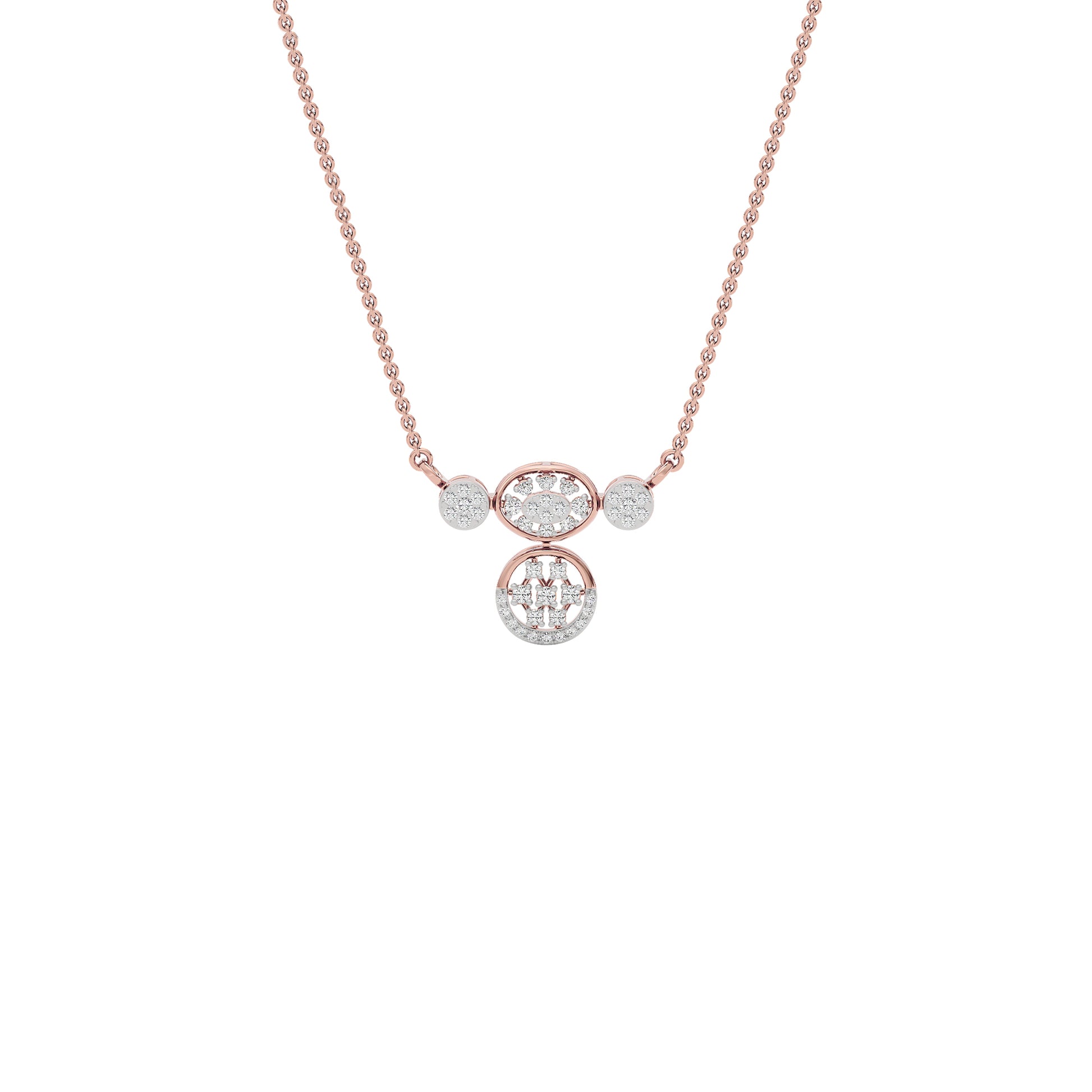 Shankha Diamond Mangalsutra 18 KT / Rose Gold