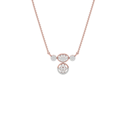 Shankha Diamond Mangalsutra 18 KT / Rose Gold