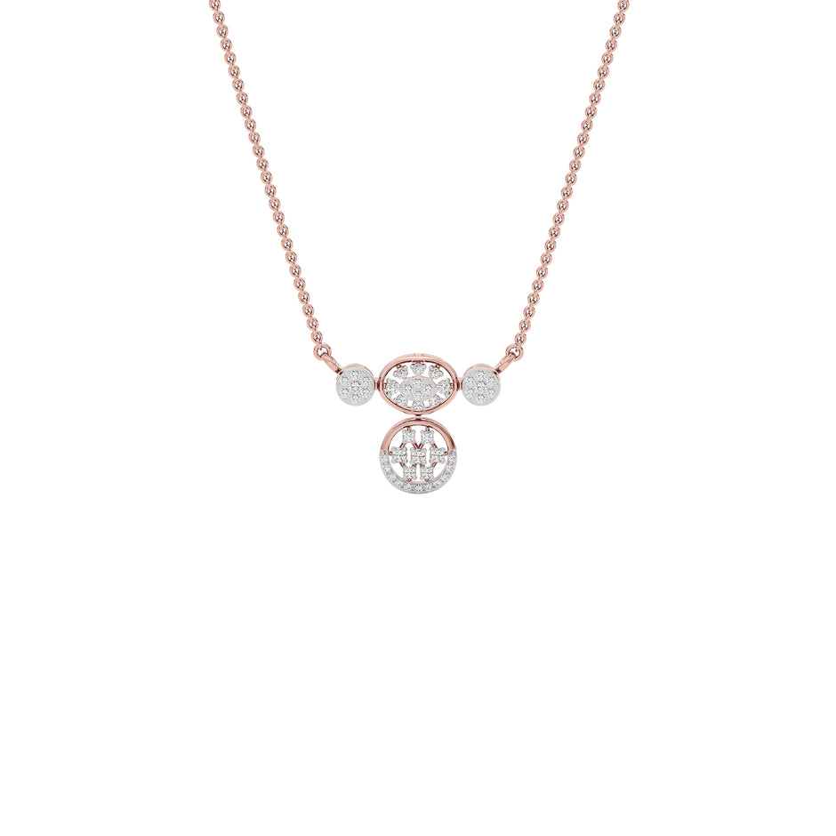 Shankha Diamond Mangalsutra 18 KT / Rose Gold