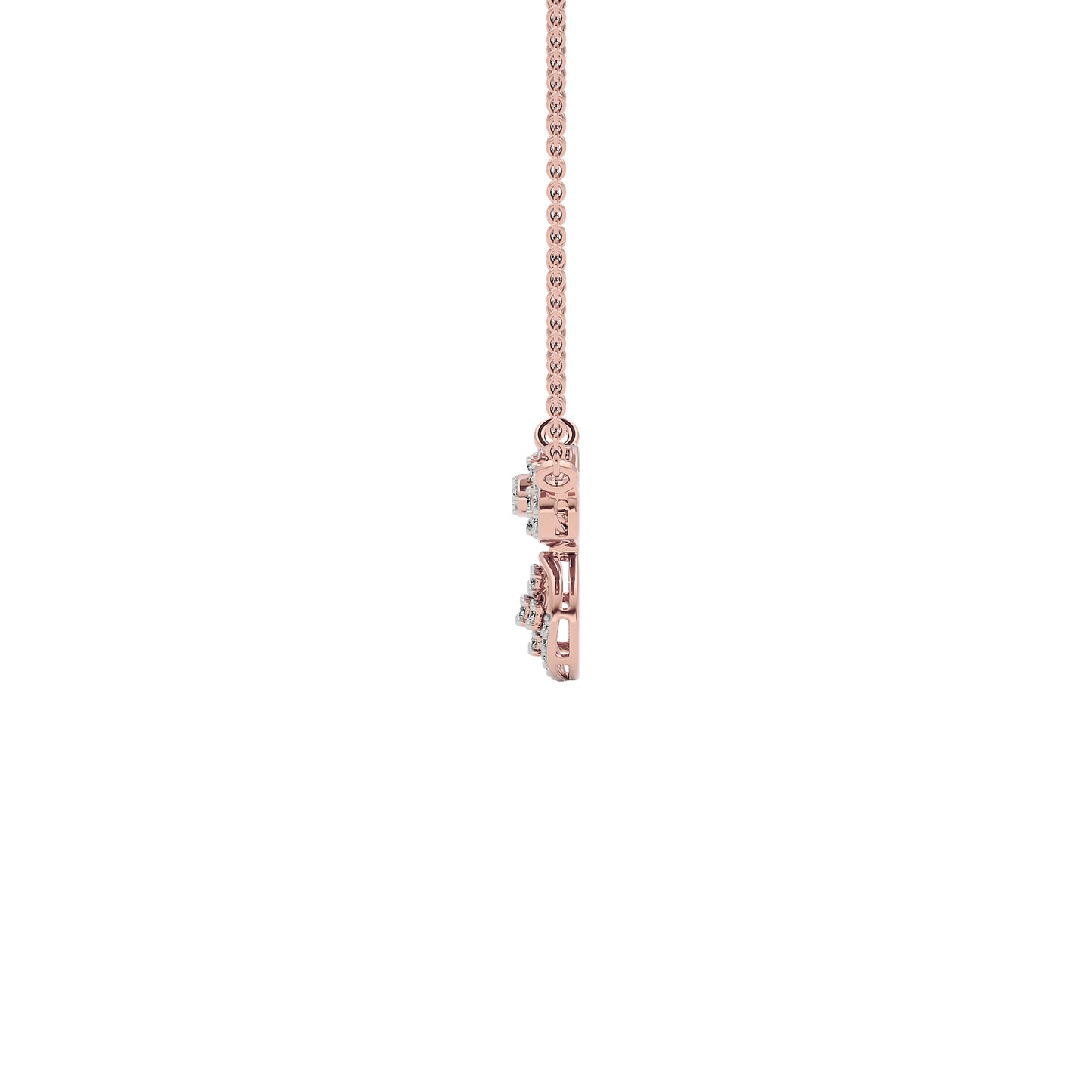 Shankha Diamond Mangalsutra 18 KT / Rose Gold