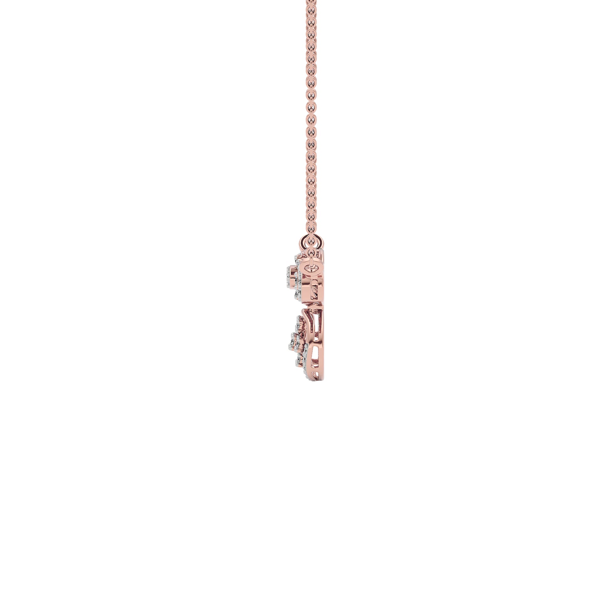 Shankha Diamond Mangalsutra 18 KT / Rose Gold