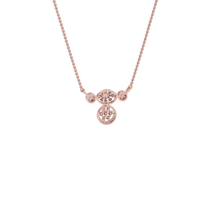 Shankha Diamond Mangalsutra 18 KT / Rose Gold