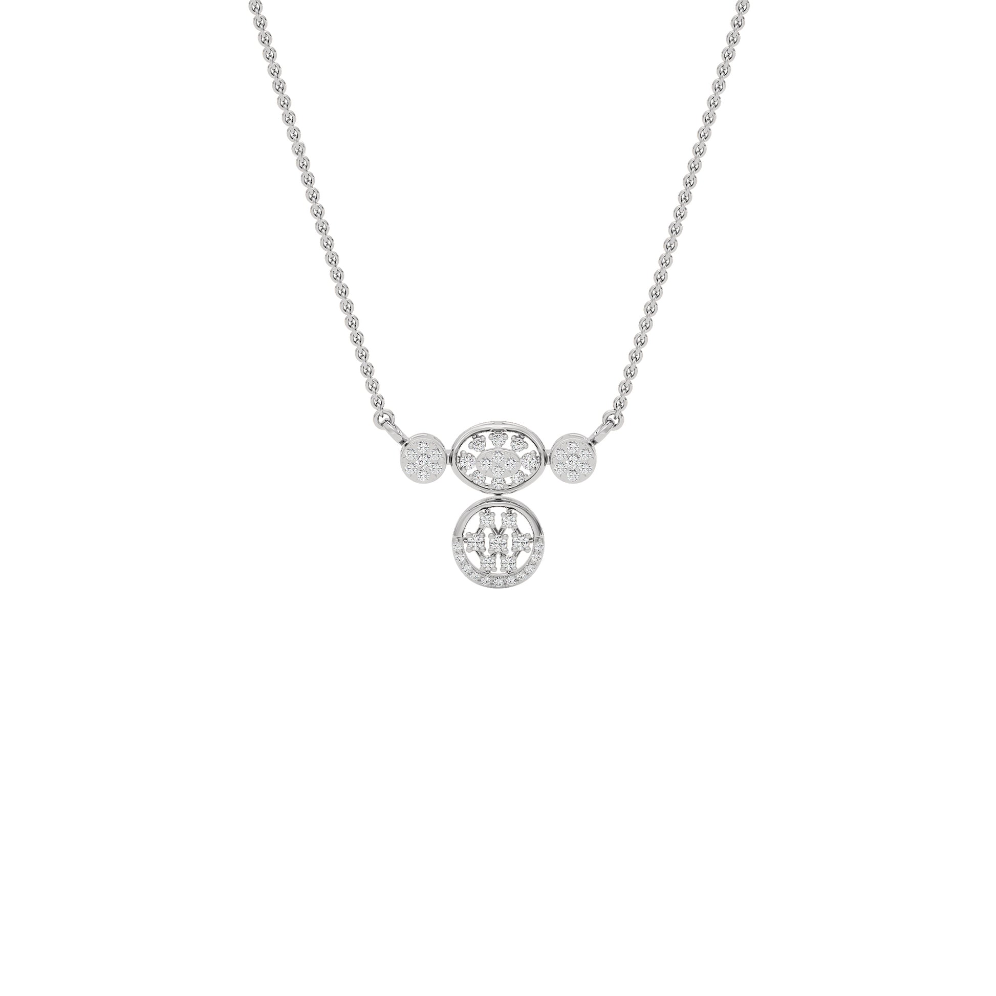 Shankha Diamond Mangalsutra 18 KT / White Gold