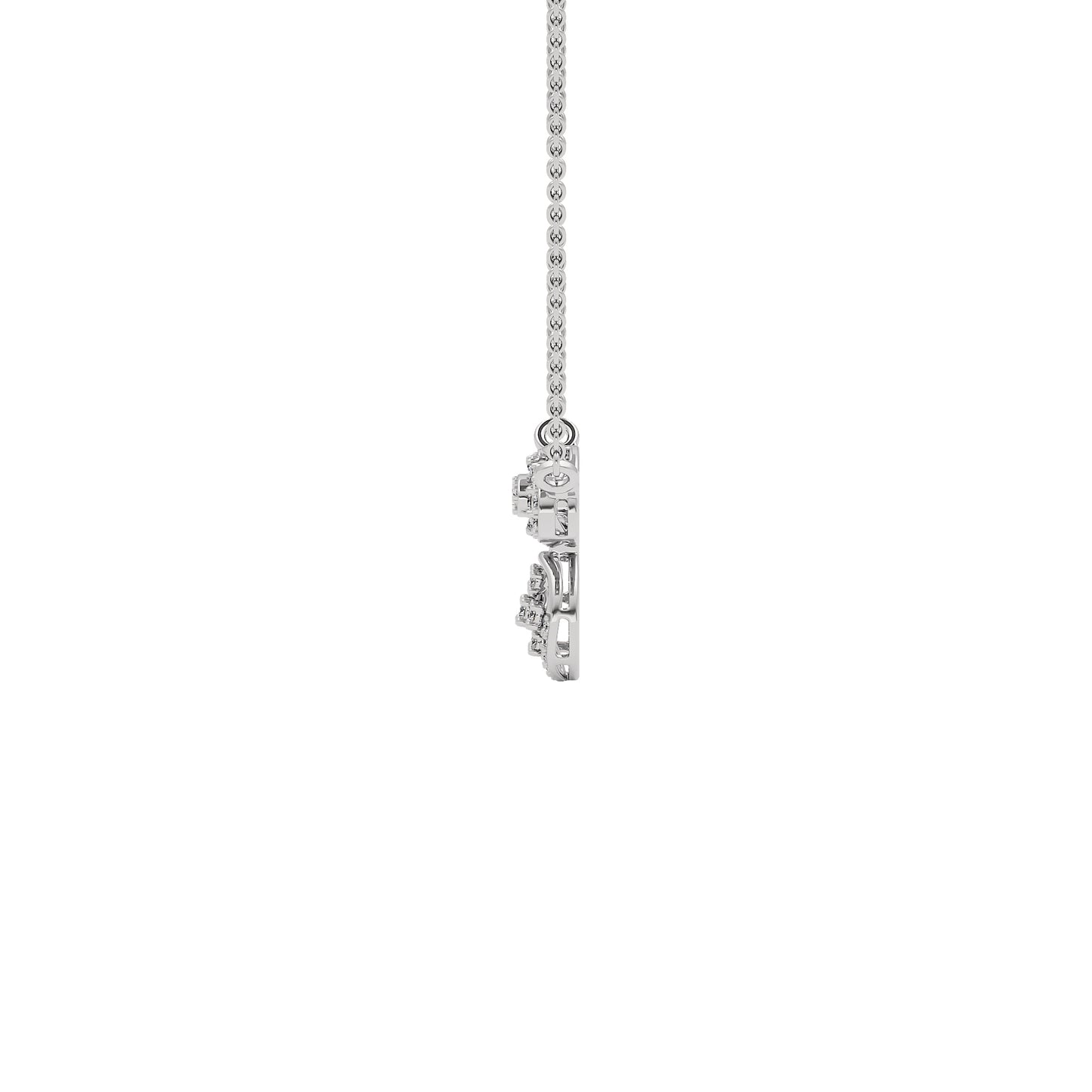 Shankha Diamond Mangalsutra 18 KT / White Gold