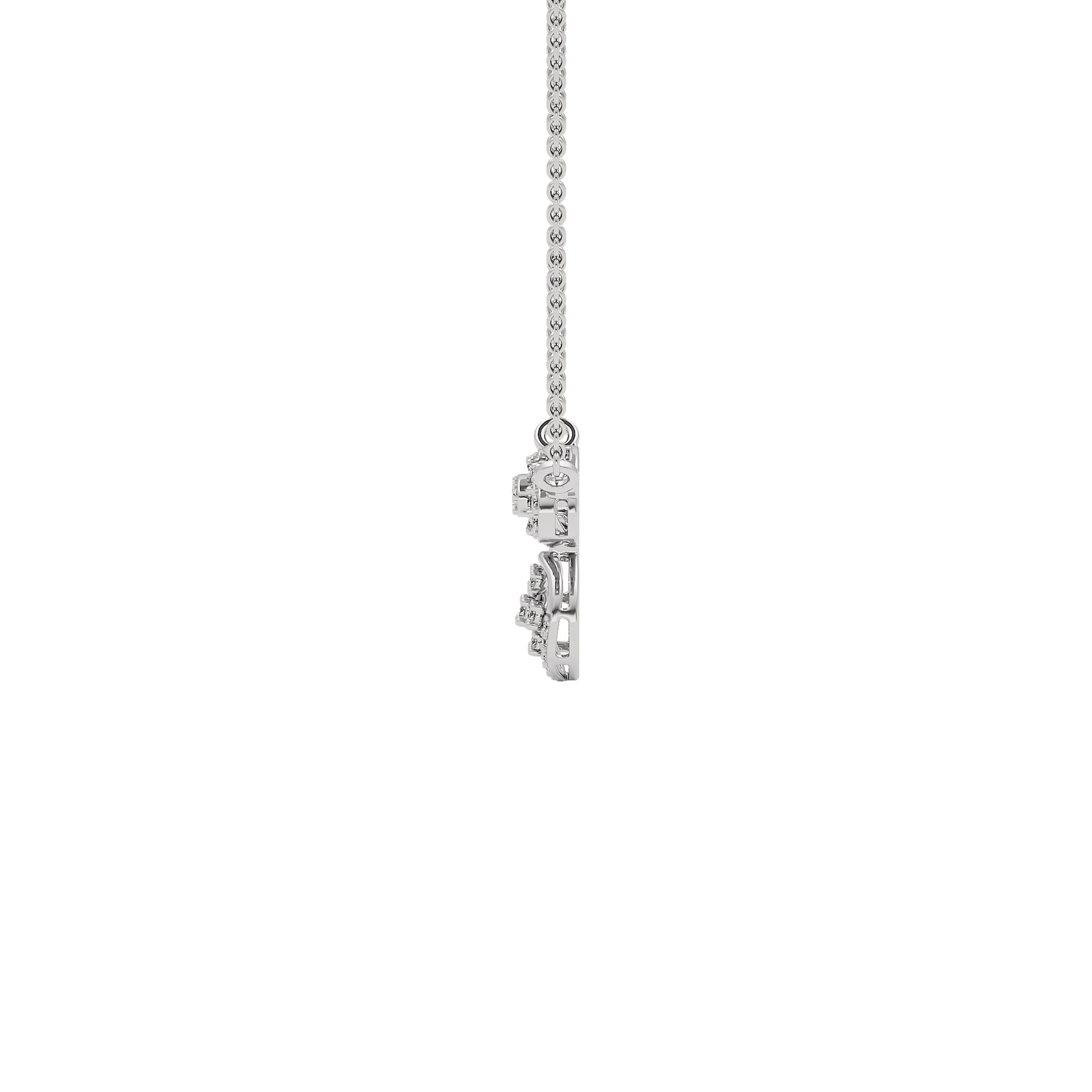 Shankha Diamond Mangalsutra 18 KT / White Gold