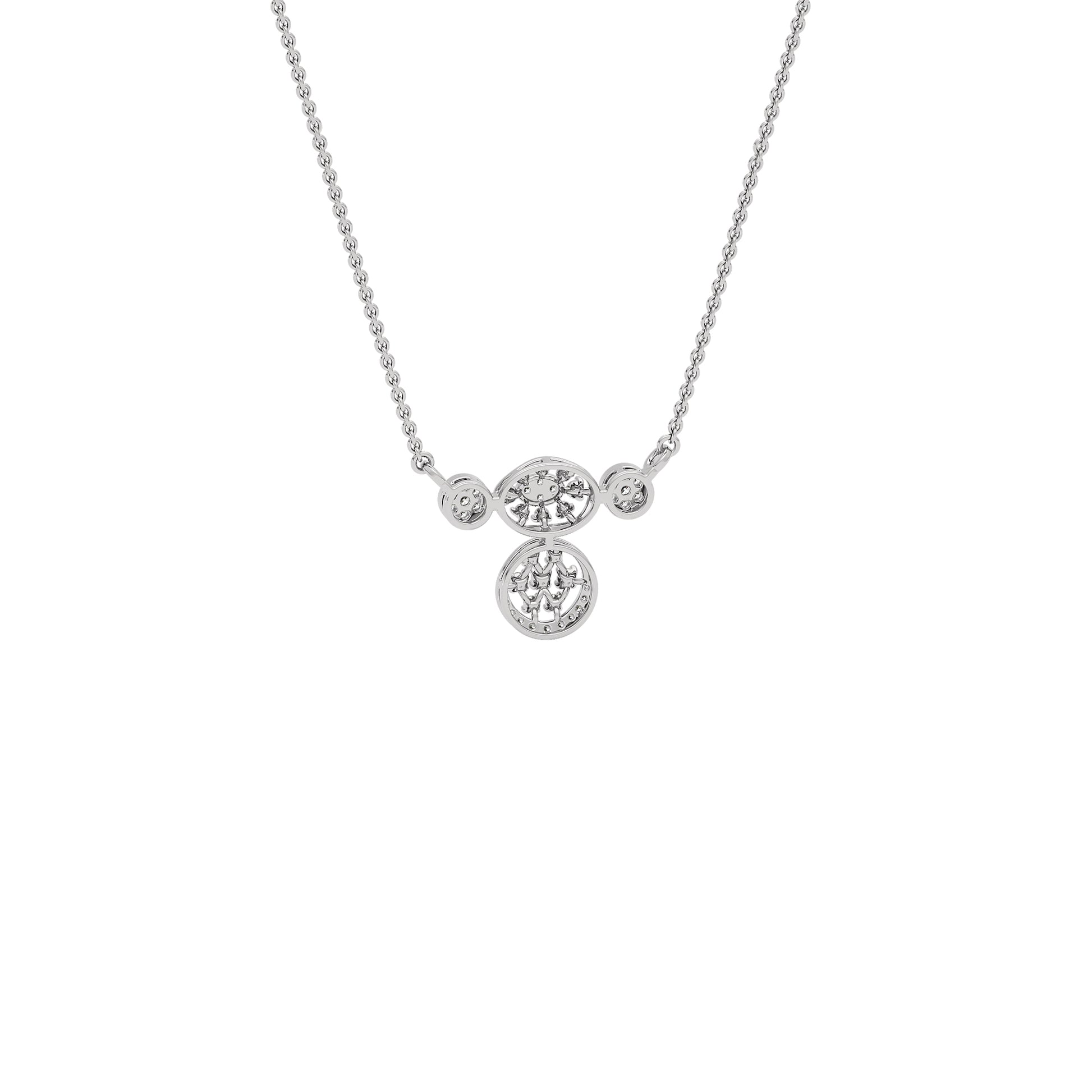 Shankha Diamond Mangalsutra 18 KT / White Gold