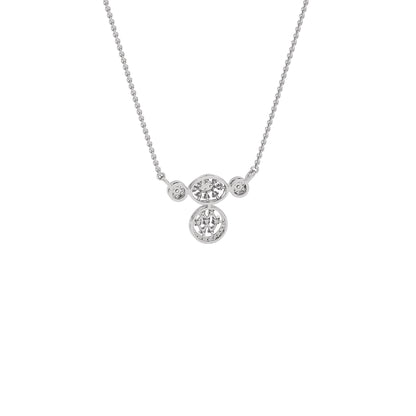 Shankha Diamond Mangalsutra 18 KT / White Gold