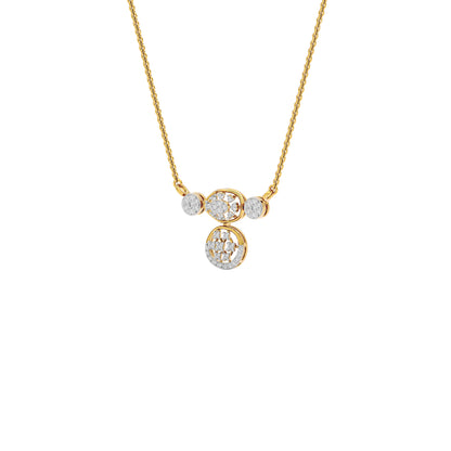 Shankha Diamond Mangalsutra 18 KT / Yellow Gold