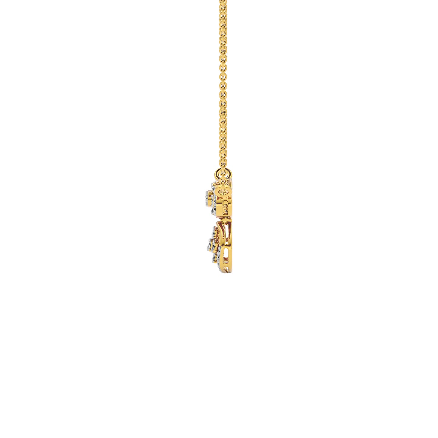 Shankha Diamond Mangalsutra 18 KT / Yellow Gold
