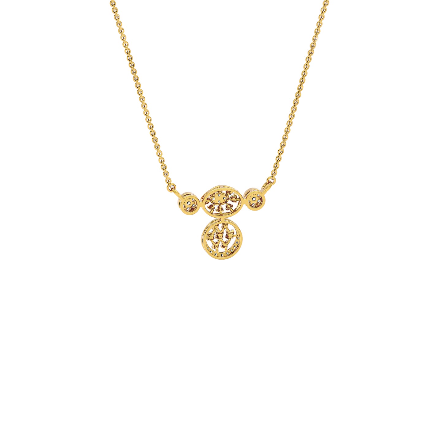 Shankha Diamond Mangalsutra 18 KT / Yellow Gold